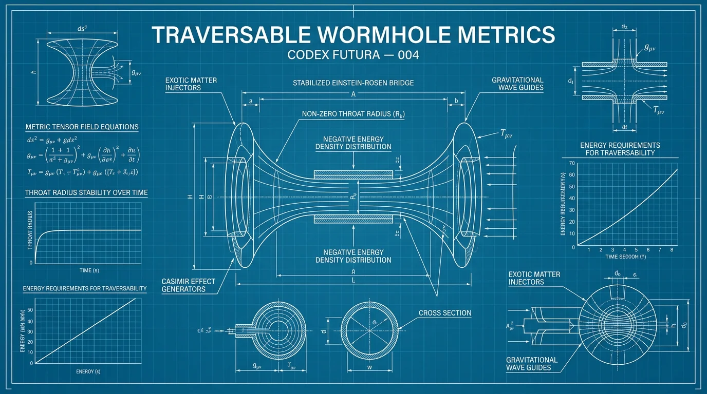Blueprint engineering schematic for Wormhole Topology.