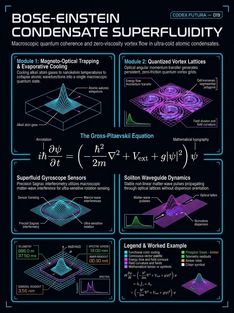 Technical visualization for Bose-Einstein Condensate Superfluidity