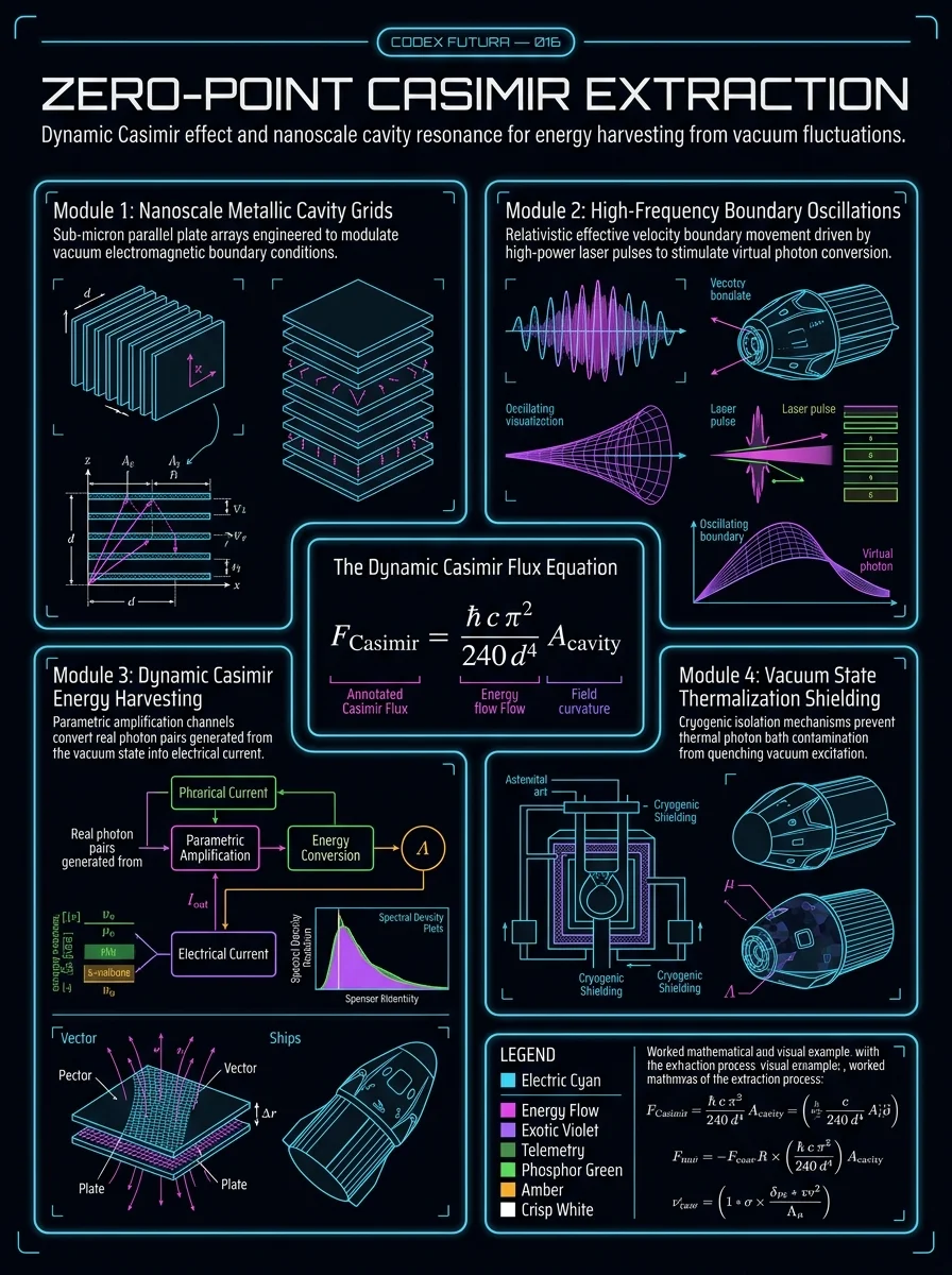 Technical visualization for Zero-Point Casimir Extraction