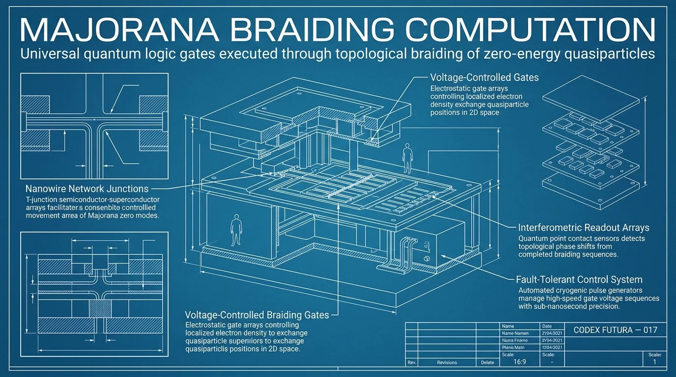 Blueprint visualization for Majorana Braiding Computation